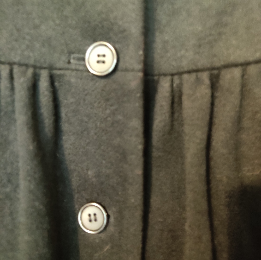 Wool Blend Button Front Jacket - Picture 5 of 10